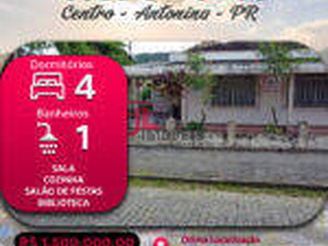 #108 - Casa para Venda em Antonina - PR