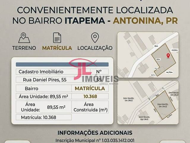 #574 - Área para Venda em Antonina - PR - 1